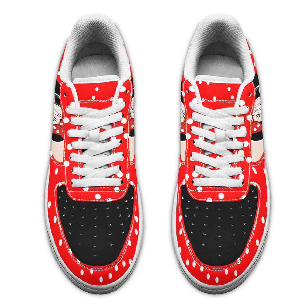 Minnie Custom Cartoon Air Sneakers LT13- Cuztomshoes