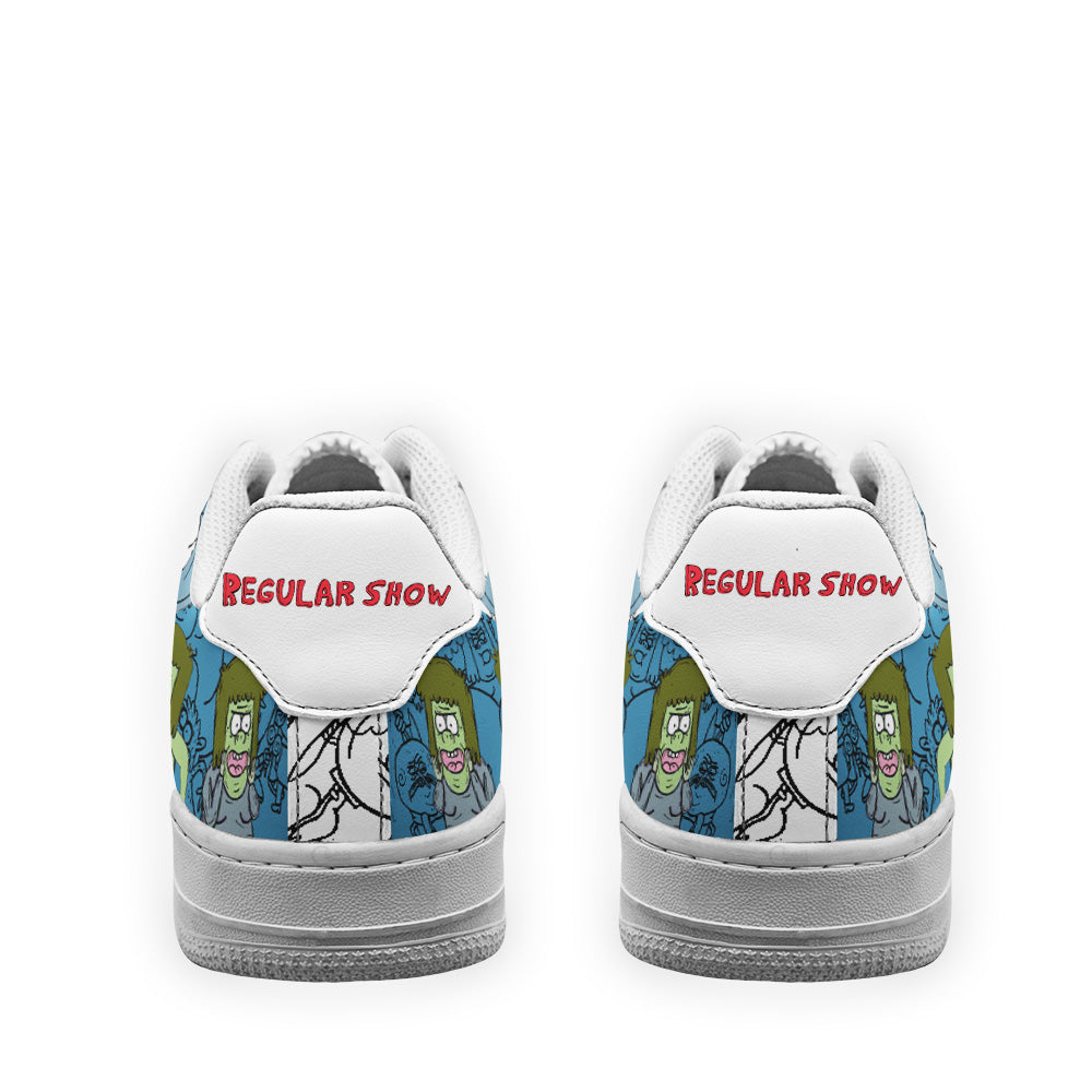 Mitch Muscle Regular Show Air Sneakers Custom Cartoon Shoes- Cuztomshoes