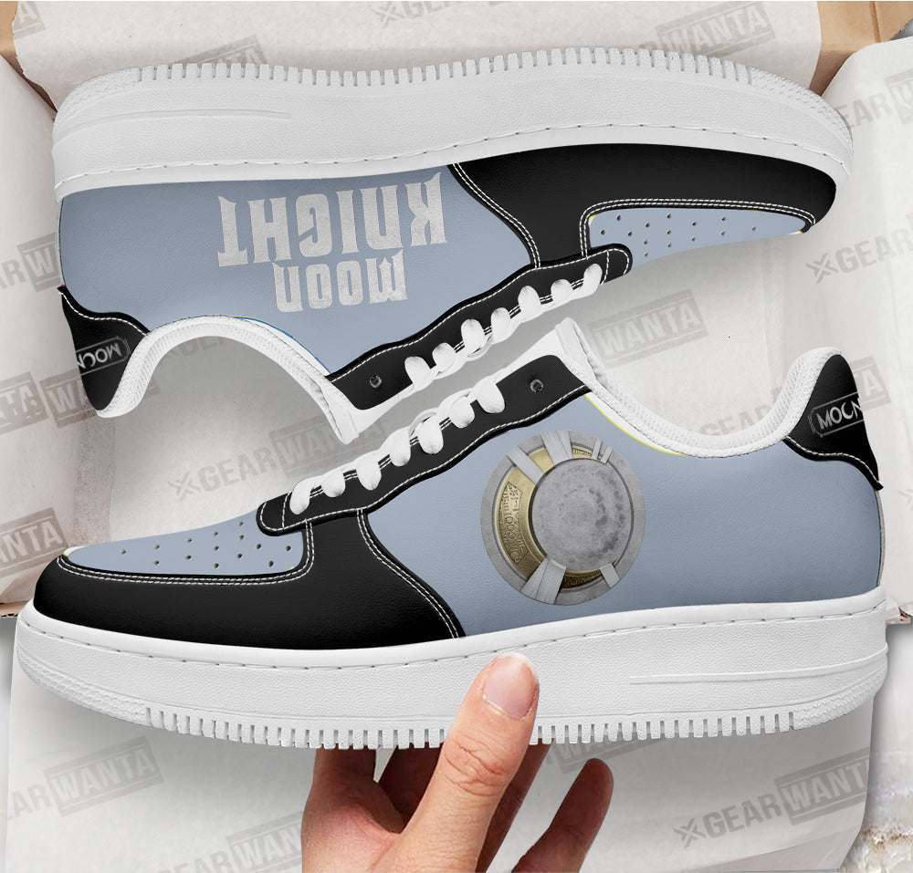 Moon Knight Super Hero Custom Air Sneakers QD22- Cuztomshoes