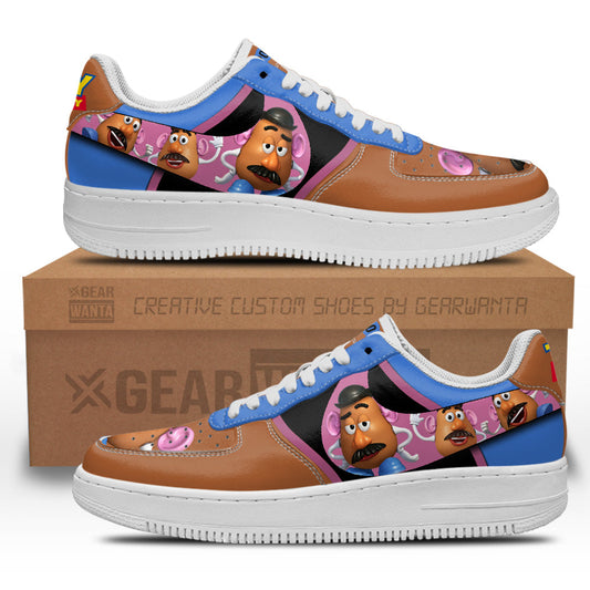 Mr. Potato Head Toy Story Air Sneakers Custom Cartoon Shoes- Cuztomshoes