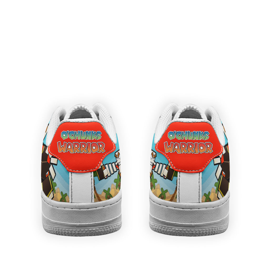 O'Chunks Air Sneakers Custom Super Paper Mario Shoes- Cuztomshoes