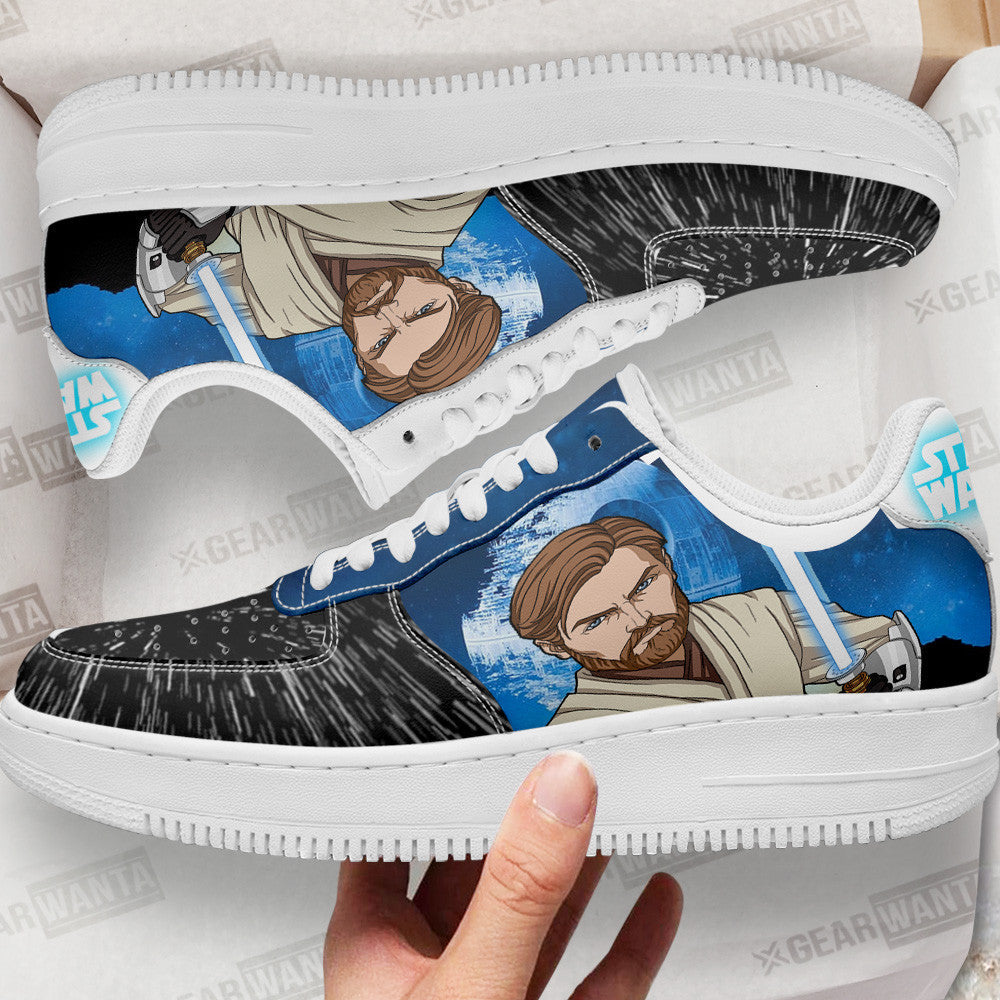 Obi-Wan Kenobi Air Sneakers Custom Star Wars Shoes- Cuztomshoes