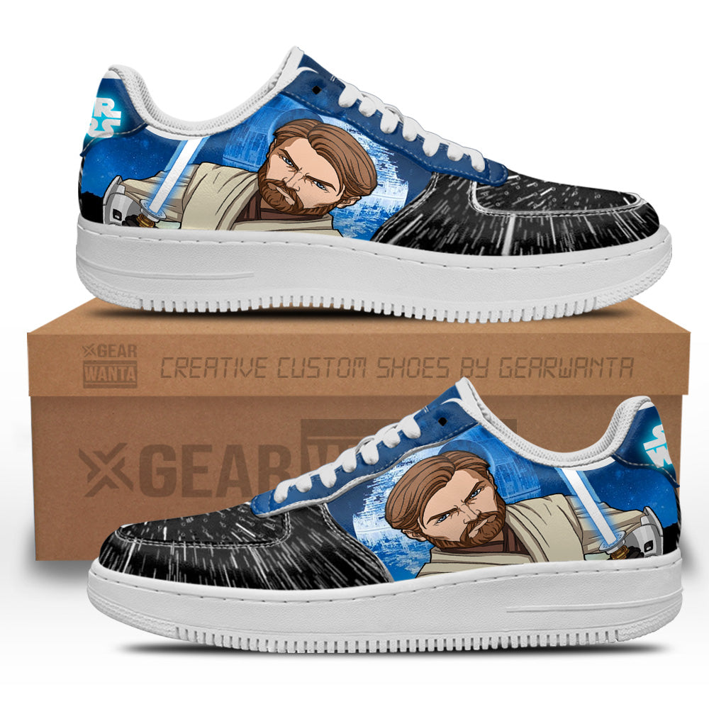 Obi-Wan Kenobi Air Sneakers Custom Star Wars Shoes- Cuztomshoes