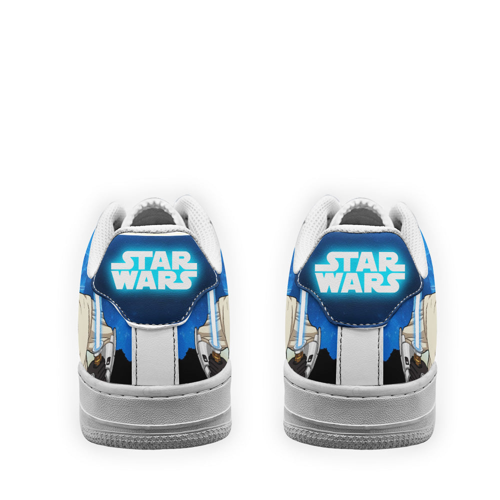 Obi-Wan Kenobi Air Sneakers Custom Star Wars Shoes- Cuztomshoes