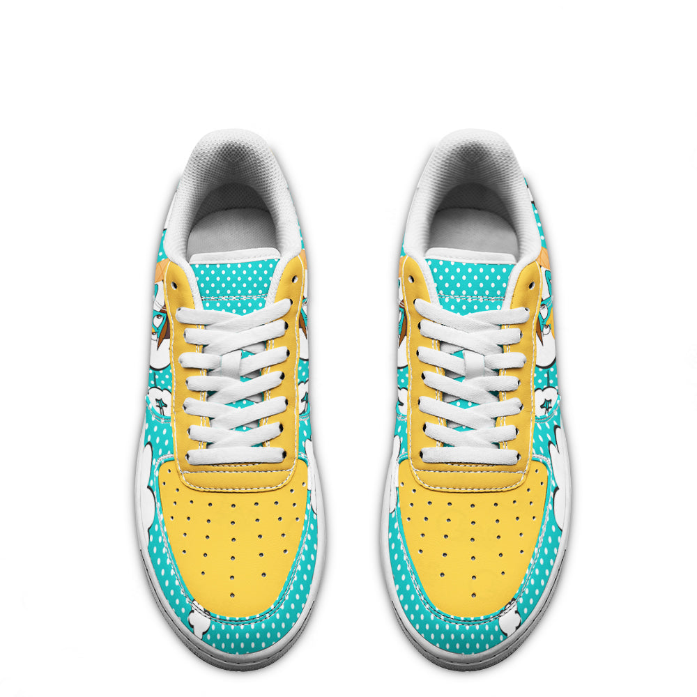 Perry Air Sneakers Custom Phineas and Ferb Shoes- Cuztomshoes