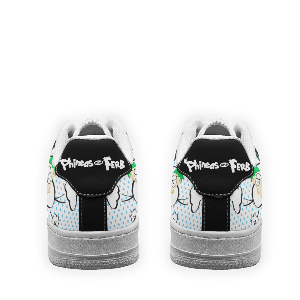 Phineas and Ferb Air Sneakers Custom Shoes- Cuztomshoes