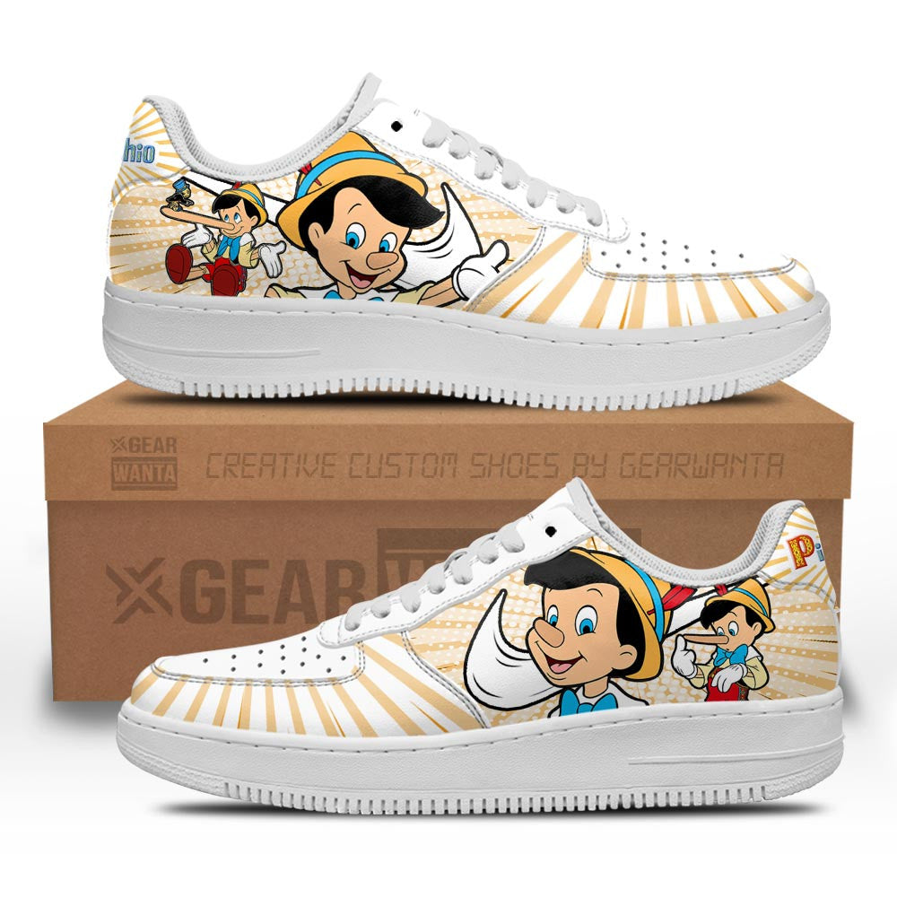 Pinocchio Air Sneakers Custom- Cuztomshoes