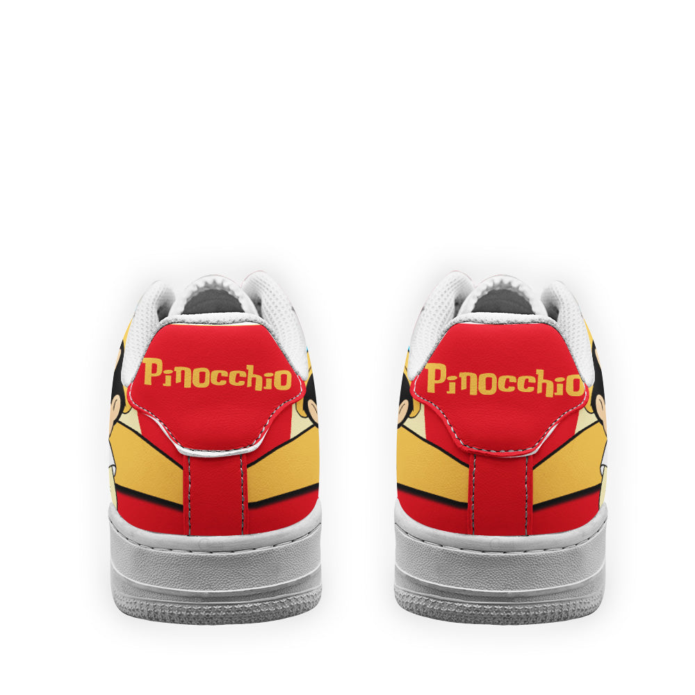 Pinocchio Custom Cartoon Air Sneakers LT13- Cuztomshoes