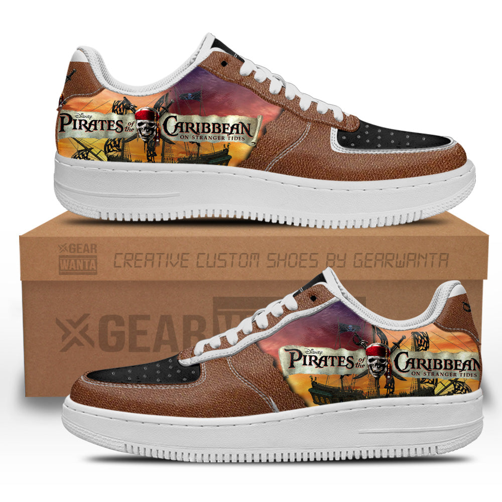 Pirates Of The Caribbean Air Sneakers Custom shoes- Cuztomshoes