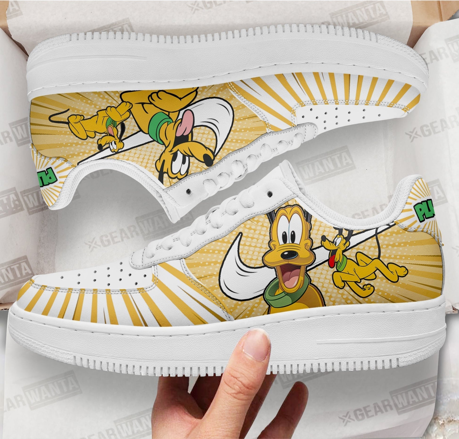 Pluto Air Sneakers Custom Shoes- Cuztomshoes