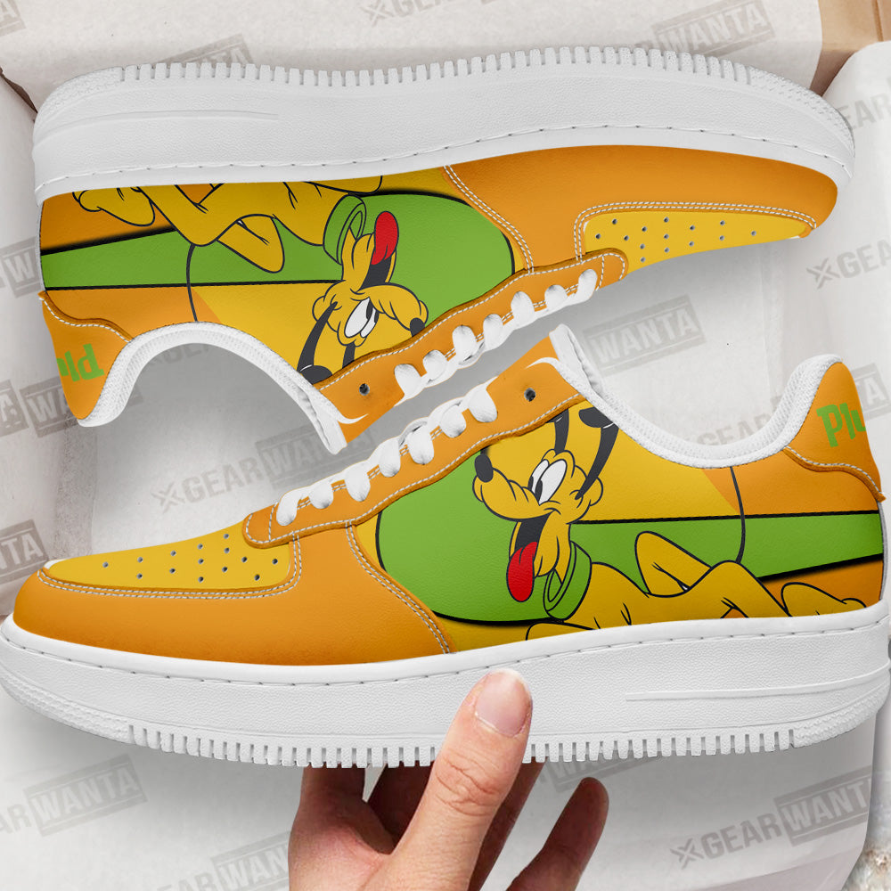 Pluto Custom Cartoon Air Sneakers LT13- Cuztomshoes