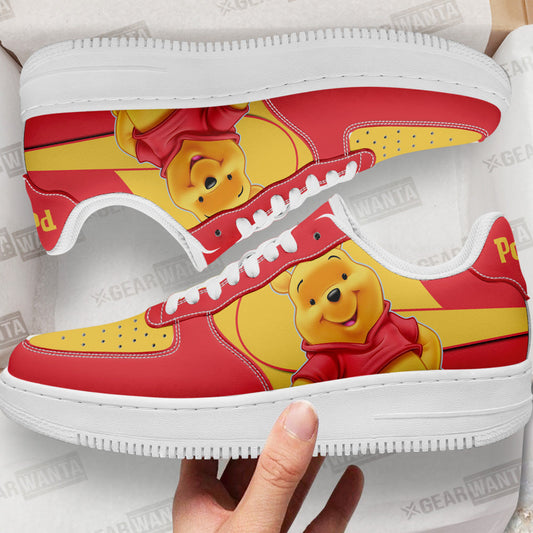 Pooh Custom Cartoon Air Sneakers LT1310- Cuztomshoes