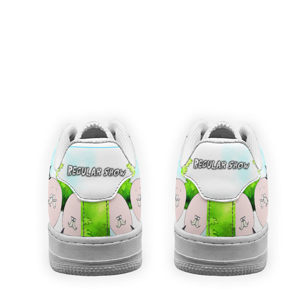 Pops Maellard Air Sneakers Custom Regular Show Shoes- Cuztomshoes