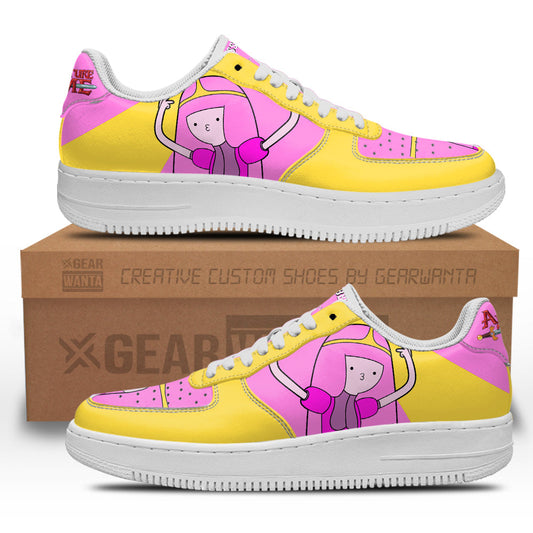 Princess Bonnibel Bubblegum Air Sneakers Custom Adventure Time Shoes- Cuztomshoes