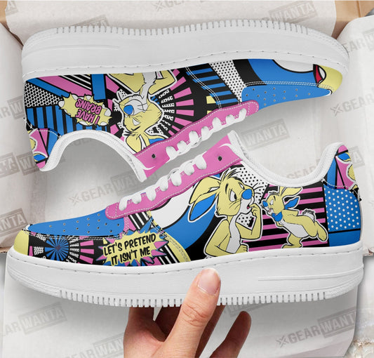 Rabbit Winnie The Pooh Air Sneakers Custom Comic Shoes- Cuztomshoes