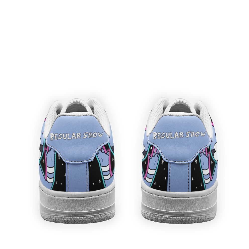 Regular Show Mordecai Air Sneakers Custom Shoes- Cuztomshoes