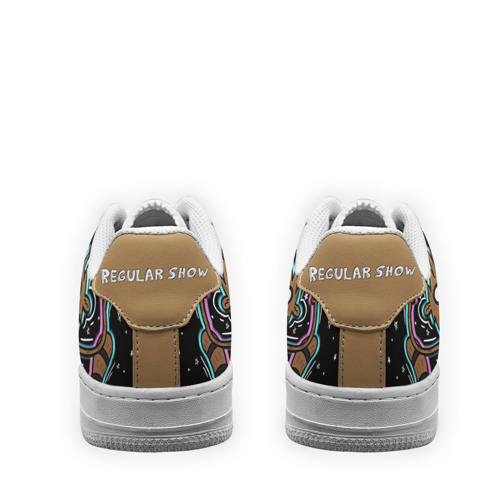 Regular Show Rigby Air Sneakers Custom Shoes- Cuztomshoes