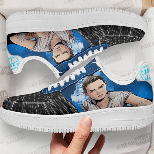 Rey Air Sneakers Custom Star Wars Shoes- Cuztomshoes