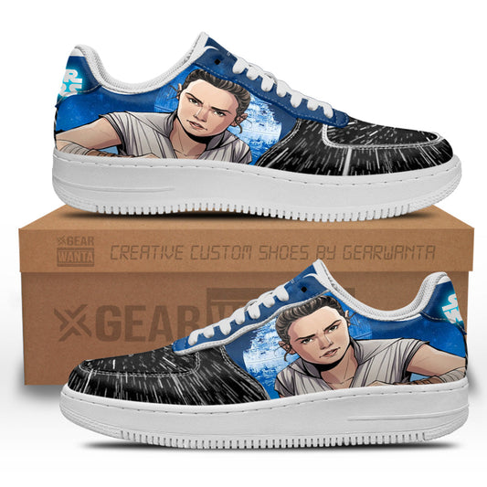 Rey Air Sneakers Custom Star Wars Shoes- Cuztomshoes