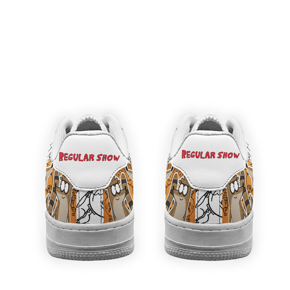 Rigby Regular Show Air Sneakers Custom Cartoon Shoes- Cuztomshoes