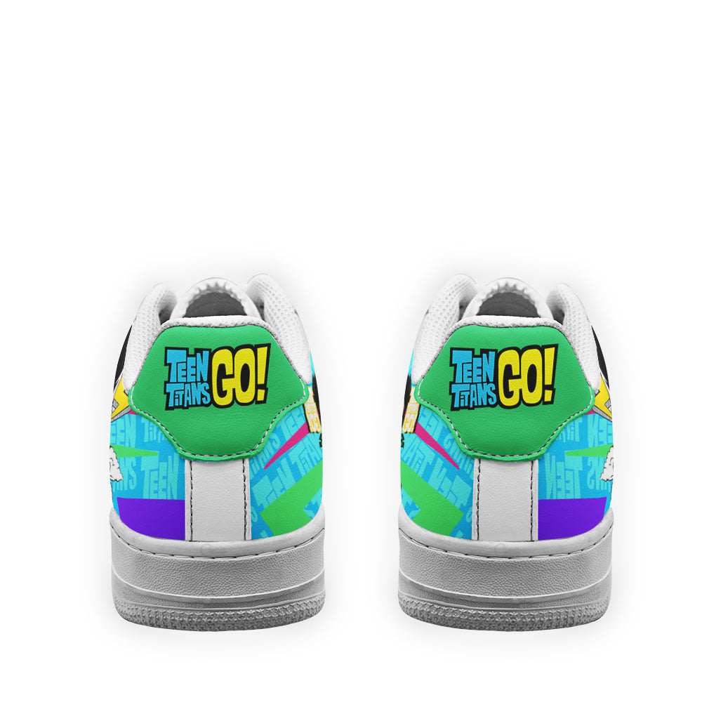 Robin Air Sneakers Custom Teen Titan Go Cartoon Shoes- Cuztomshoes