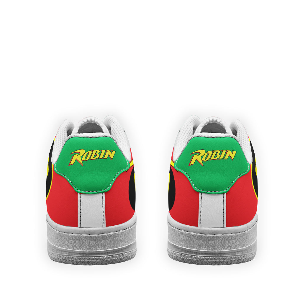 Robin Super Hero Custom Air Sneakers QD22- Cuztomshoes