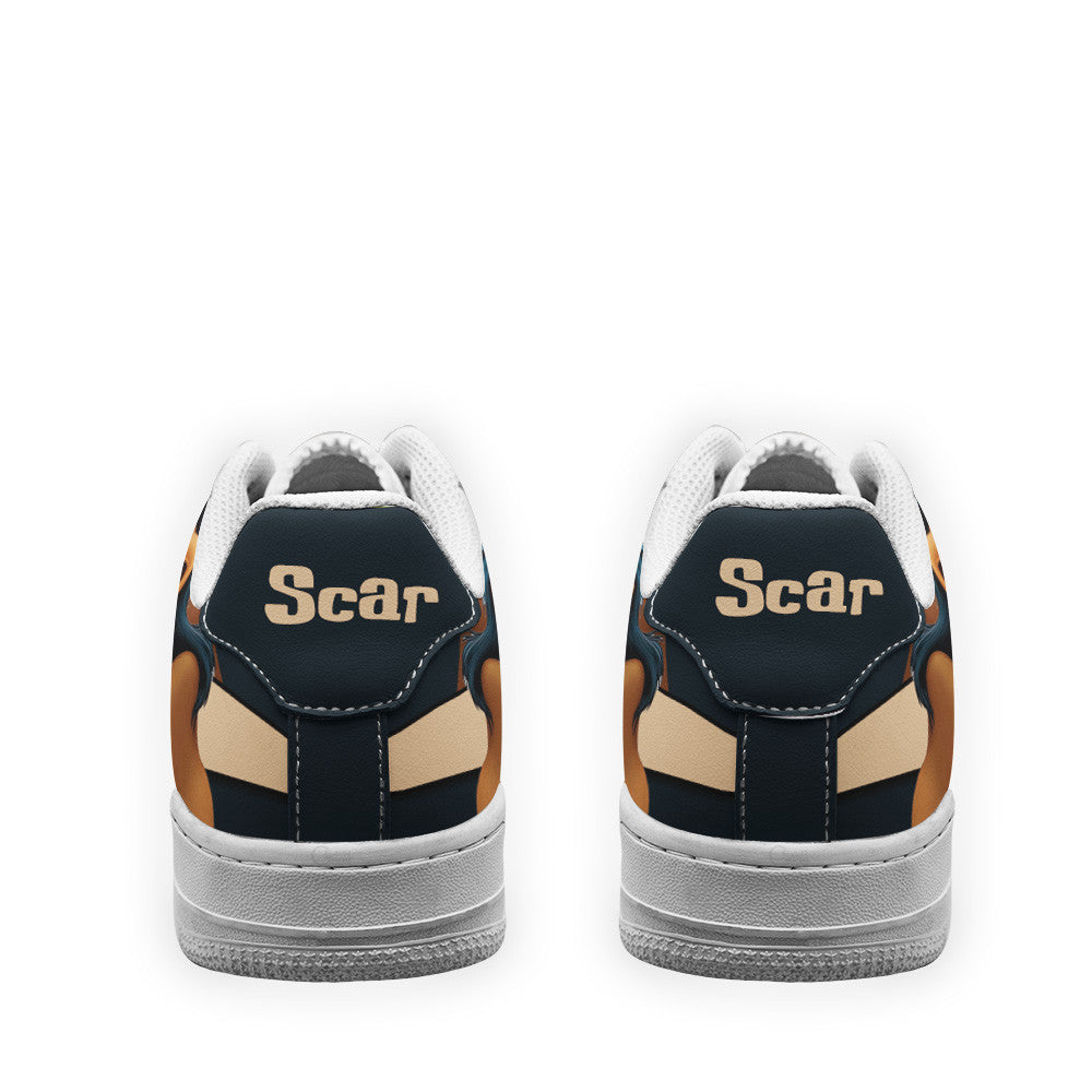 Scar Custom Cartoon Air Sneakers LT13- Cuztomshoes