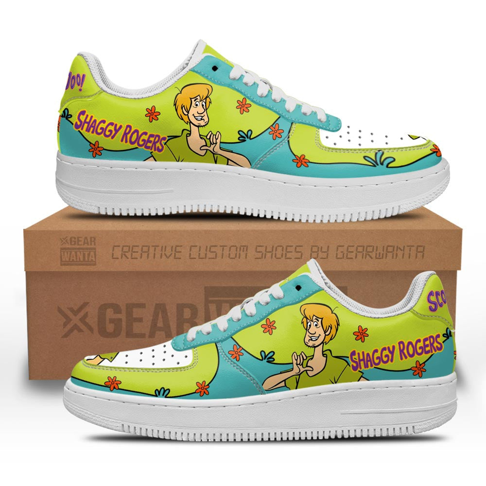 Scooby-Doo and Shaggy Rogers Shaggy Rogers Air Sneakers- Cuztomshoes