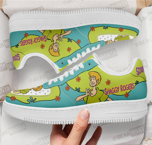 Scooby-Doo and Shaggy Rogers Shaggy Rogers Air Sneakers- Cuztomshoes