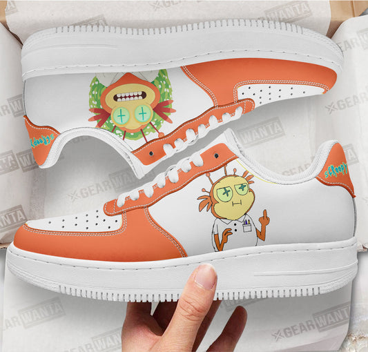 Scroopy Noopers Rick and Morty Custom Air Sneakers QD13- Cuztomshoes