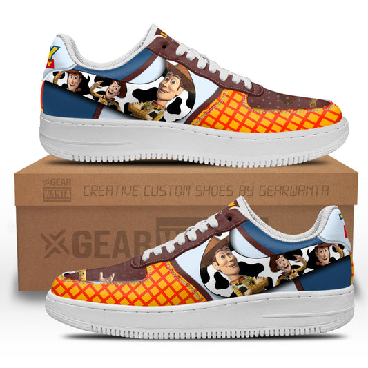 Sheriff Woody Toy Story Air Sneakers Custom Cartoon Shoes- Cuztomshoes