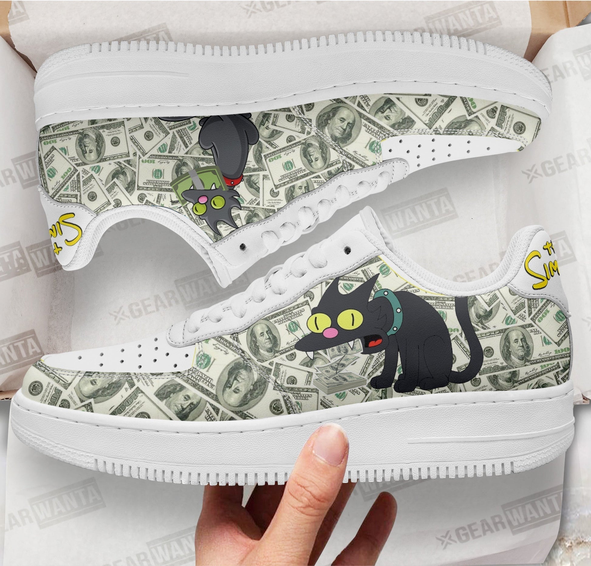 Snowball Air Sneakers Custom Simpson Cartoon Shoes- Cuztomshoes