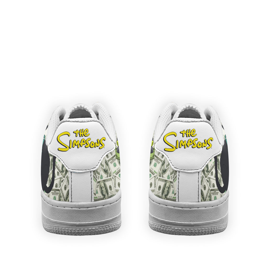 Snowball Air Sneakers Custom Simpson Cartoon Shoes- Cuztomshoes