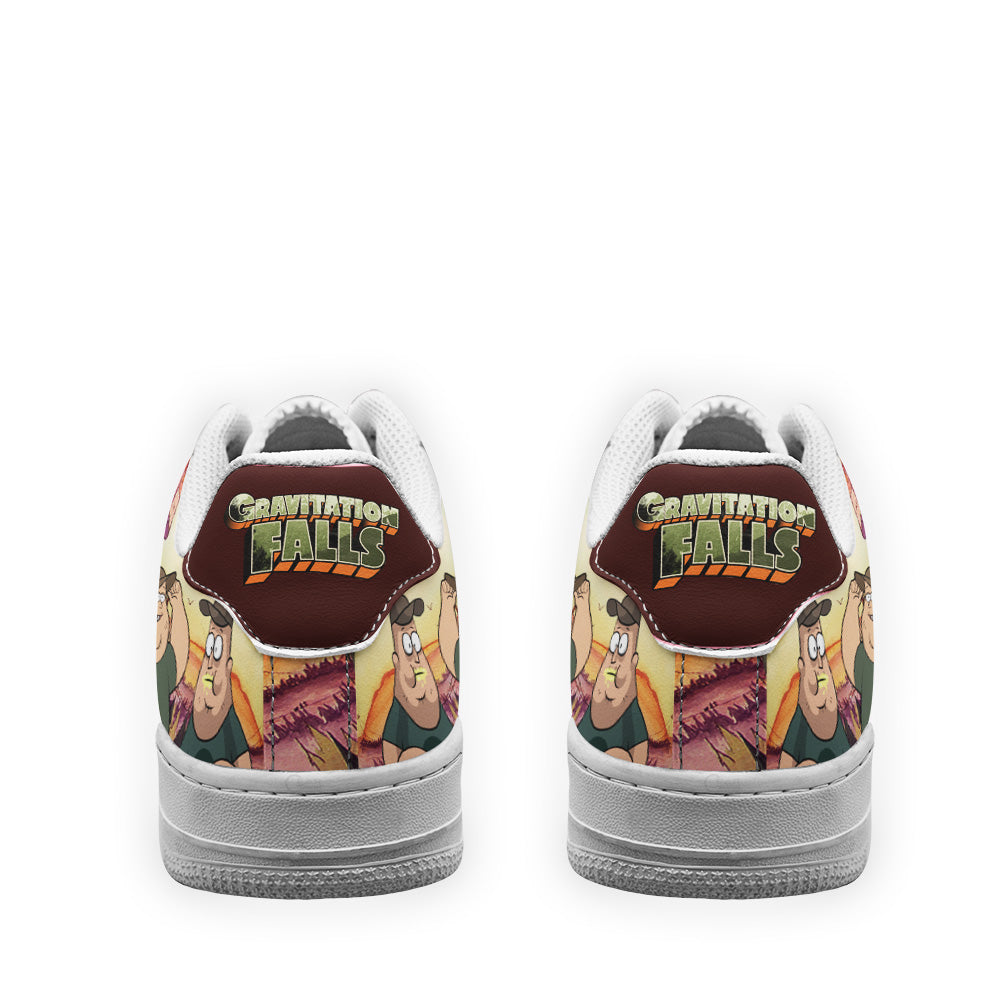 Soos Ramirez Air Sneakers Custom Gravity Falls Cartoon Shoes- Cuztomshoes