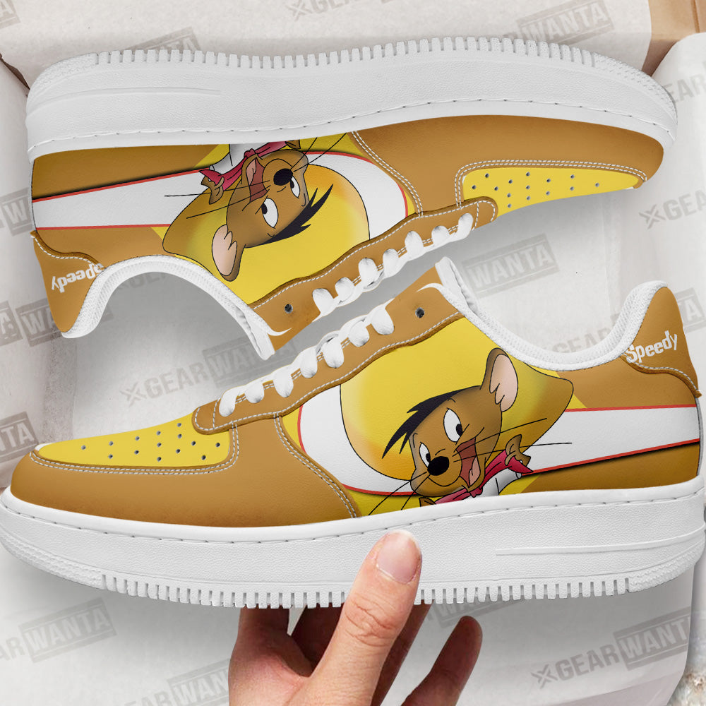 Speedy Gonzales Custom Cartoon Air Sneakers LT13- Cuztomshoes