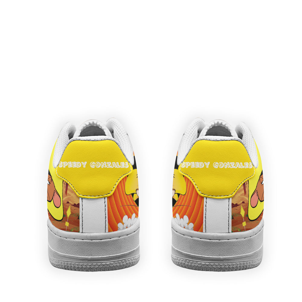 Speedy Gonzales Looney Tunes Custom Air Sneakers QD14- Cuztomshoes