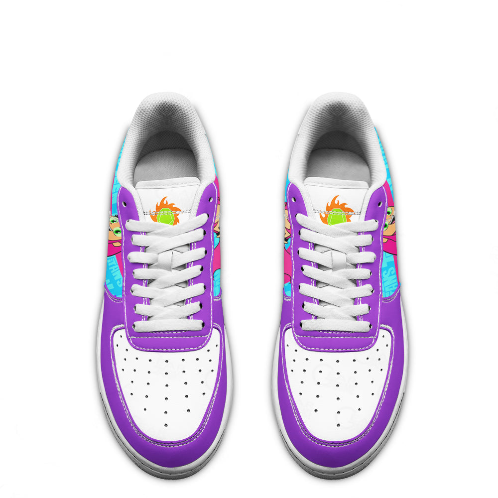 Starfire Air Sneakers Custom Teen Titan Go Cartoon Shoes- Cuztomshoes