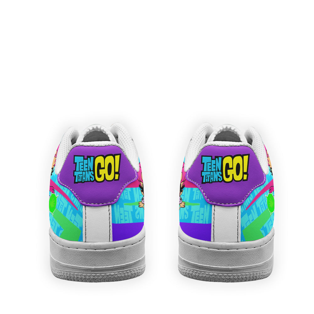 Starfire Air Sneakers Custom Teen Titan Go Cartoon Shoes- Cuztomshoes