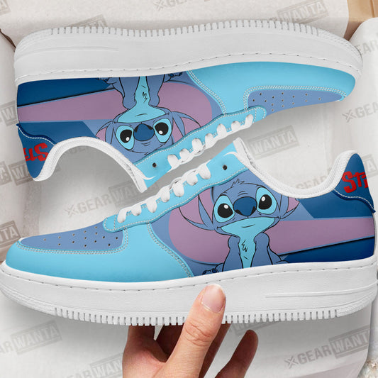 Stitch Custom Cartoon Air Sneakers LT1310- Cuztomshoes