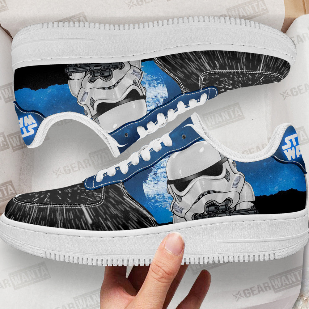 Stormtrooper Air Sneakers Custom Star Wars Shoes- Cuztomshoes