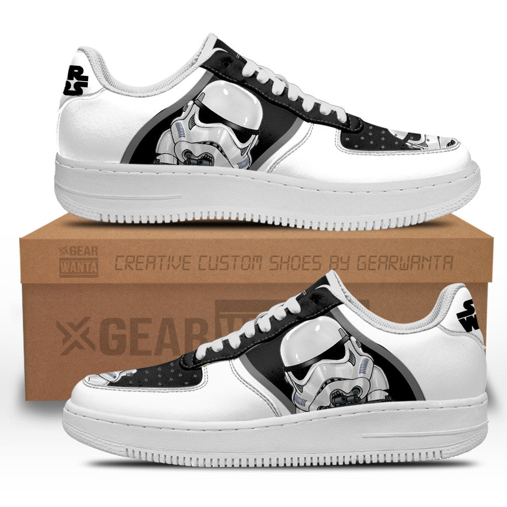 Stormtrooper Star Wars Custom Air Sneakers LT11- Cuztomshoes