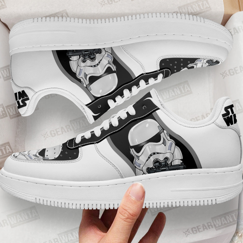 Stormtrooper Star Wars Custom Air Sneakers LT11- Cuztomshoes