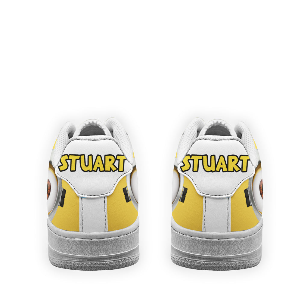 Stuart Minion Air Sneakers Custom Shoes- Cuztomshoes