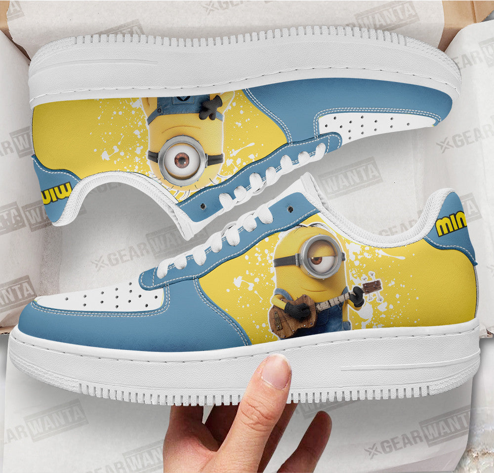 Stuart Minion Costume Air Sneakers Custom Shoes- Cuztomshoes