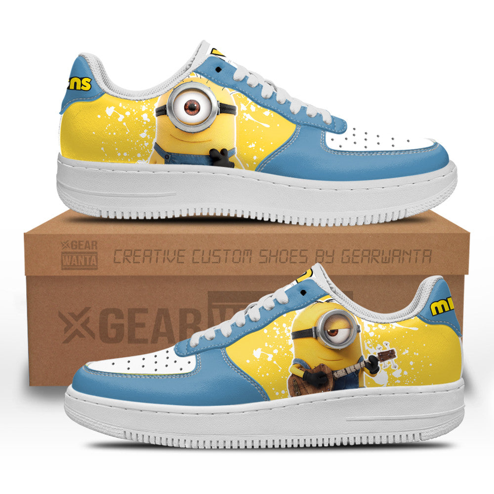 Stuart Minion Costume Air Sneakers Custom Shoes- Cuztomshoes