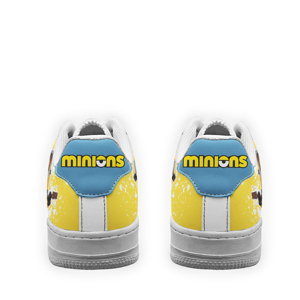 Stuart Minion Costume Air Sneakers Custom Shoes- Cuztomshoes