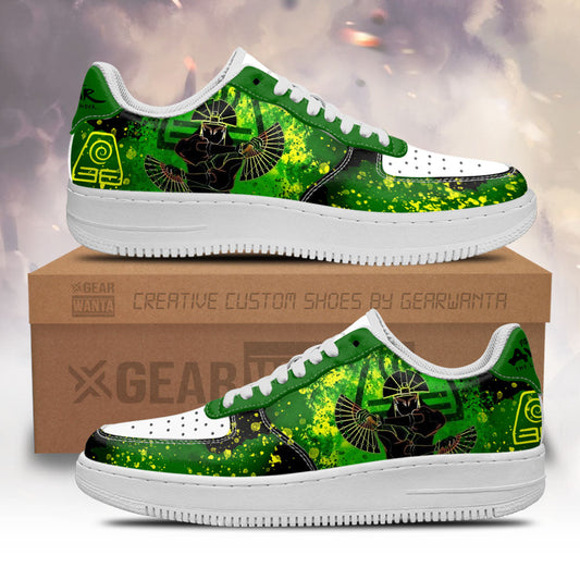 Suki Avatar The Last Airbender Air Sneakers Custom Shoes- Cuztomshoes