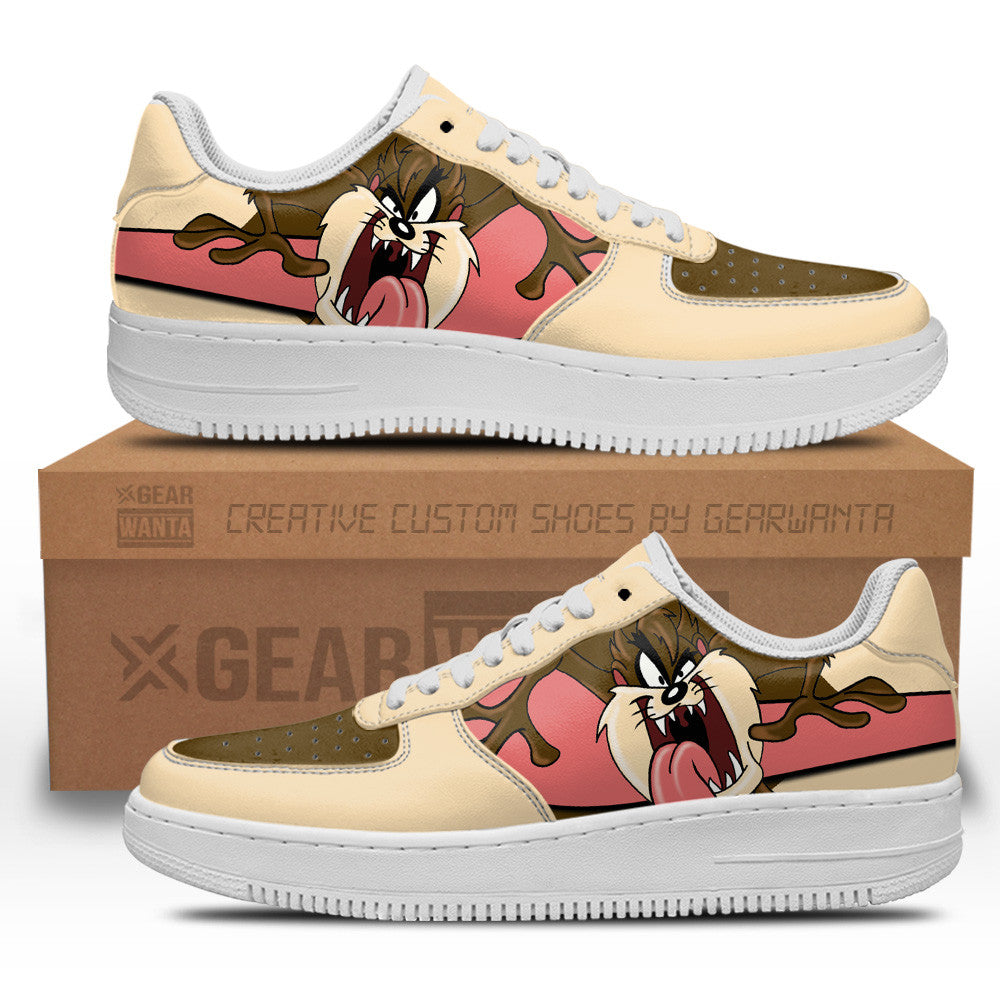 Tasmanian Custom Cartoon Air Sneakers LT13- Cuztomshoes