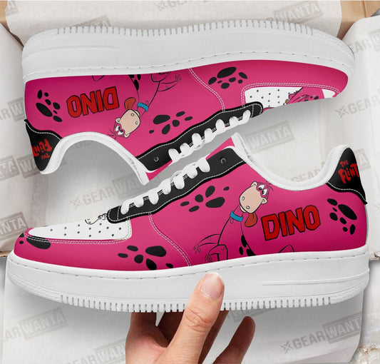 The Flintstones Dino Air Sneakers Custom- Cuztomshoes