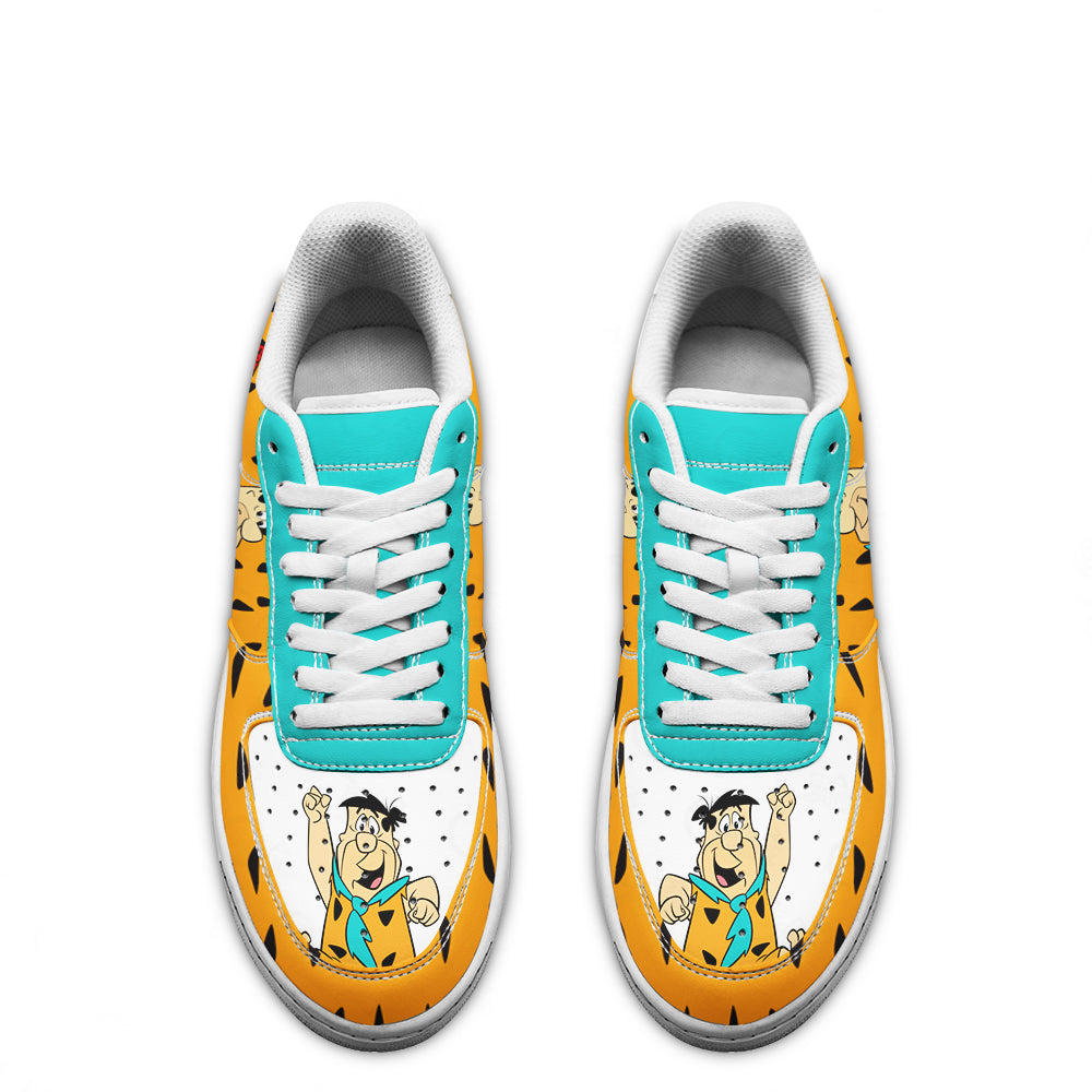 The Flintstones Fred Flintstone Air Sneakers Custom- Cuztomshoes